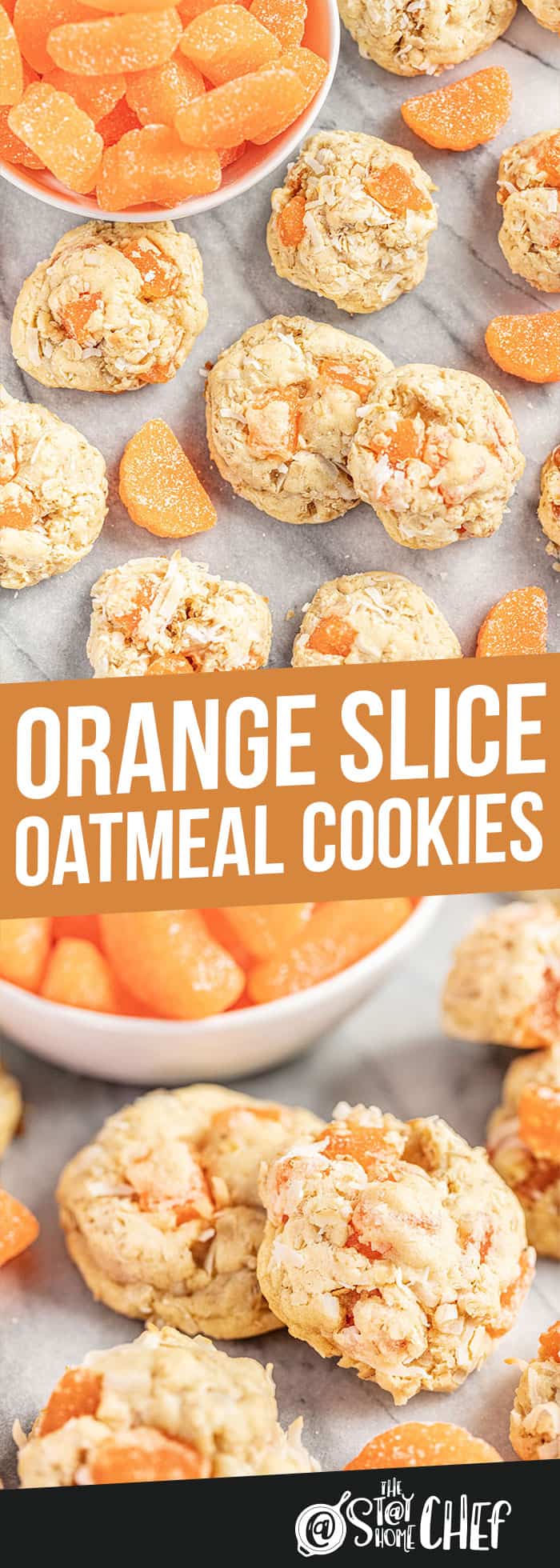 Old Fashioned Orange Slice Oatmeal Cookies