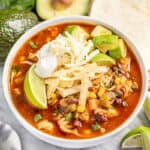 30 MInute Chicken Tortilla Soup - 26