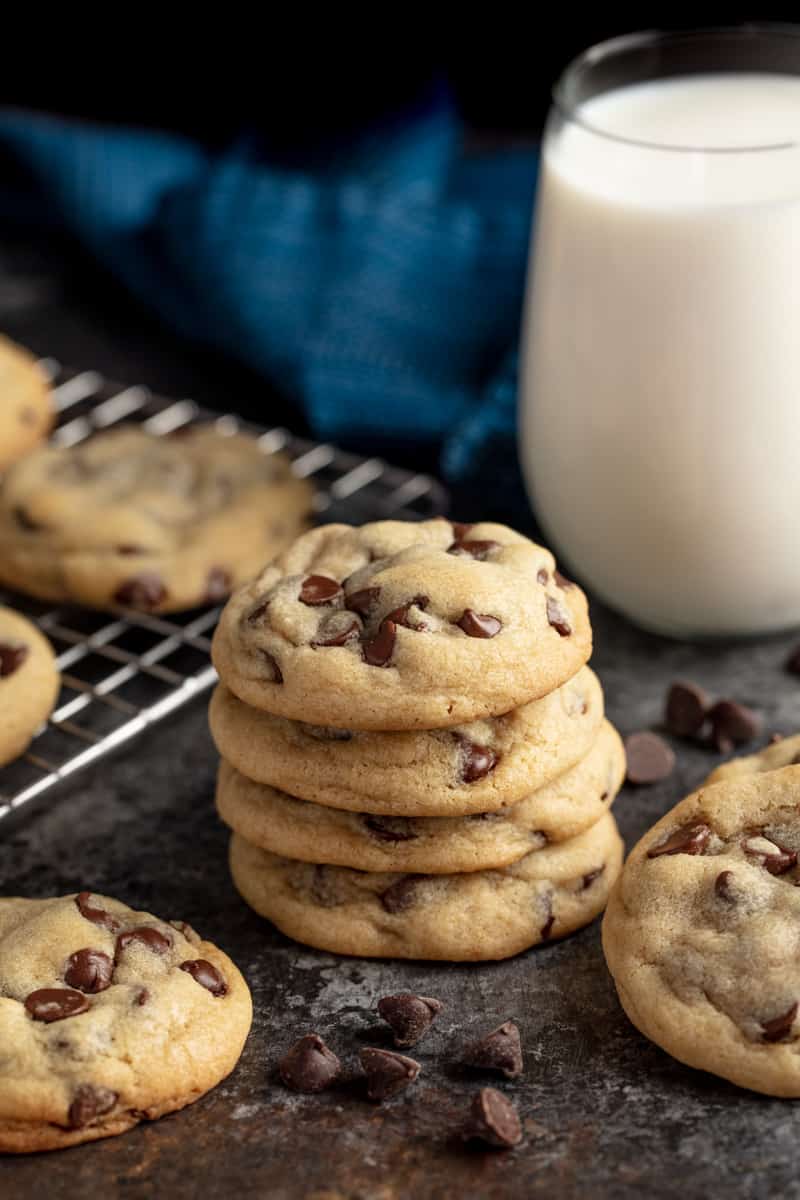 Stack of Chocolate Chip Cookies