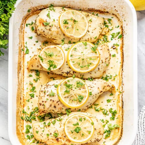 Easy Lemon Herb Baked Chicken Breast