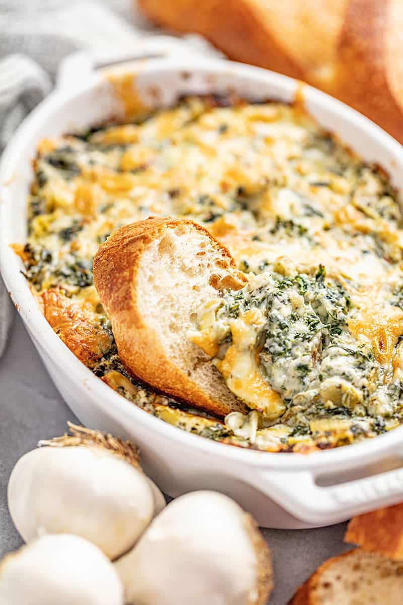 Chinese Cheese Spinach Bake