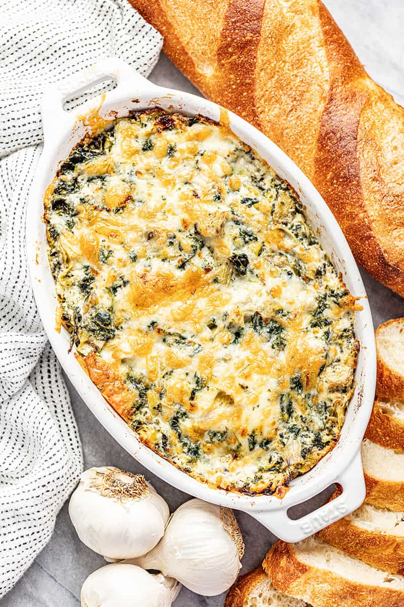 Cheesy Spinach Artichoke Dip - 86