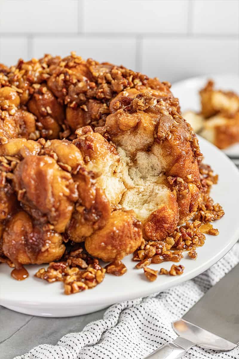 Gooey Caramel Pecan Monkey Bread  From Scratch  - 34