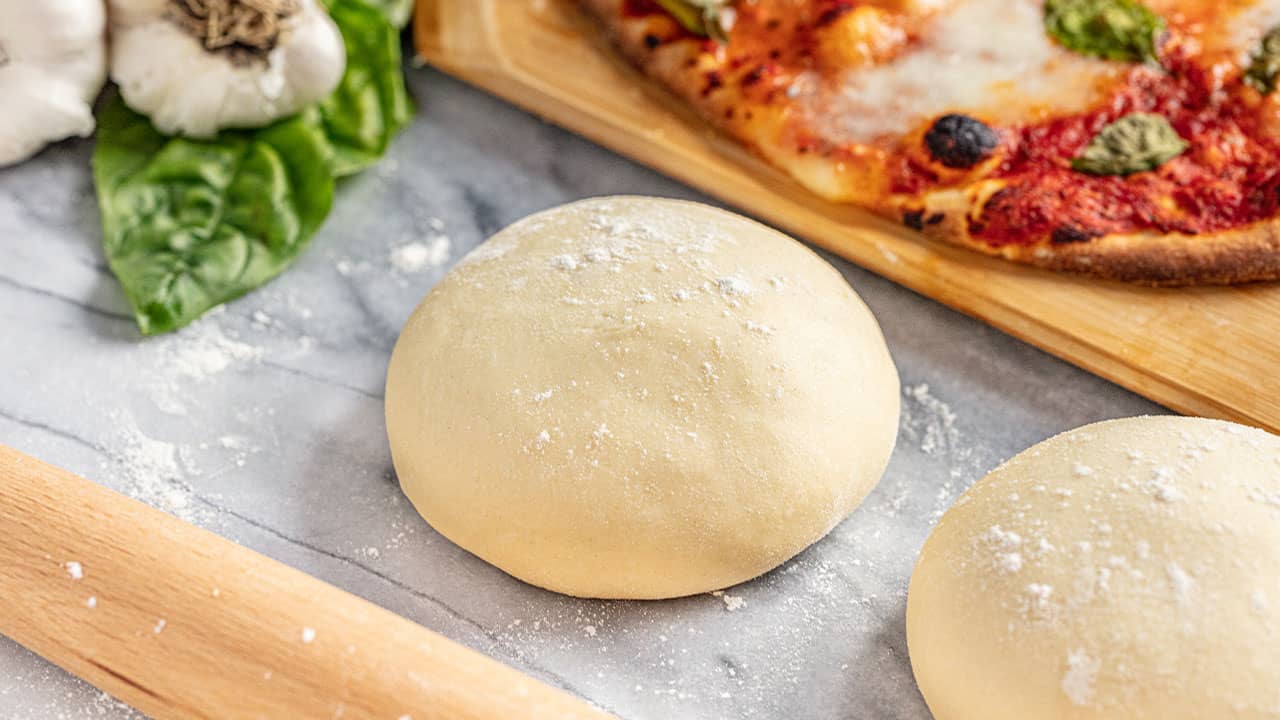 Stand Mixer Pizza Dough (Makes 2, 12-inch Pizzas)