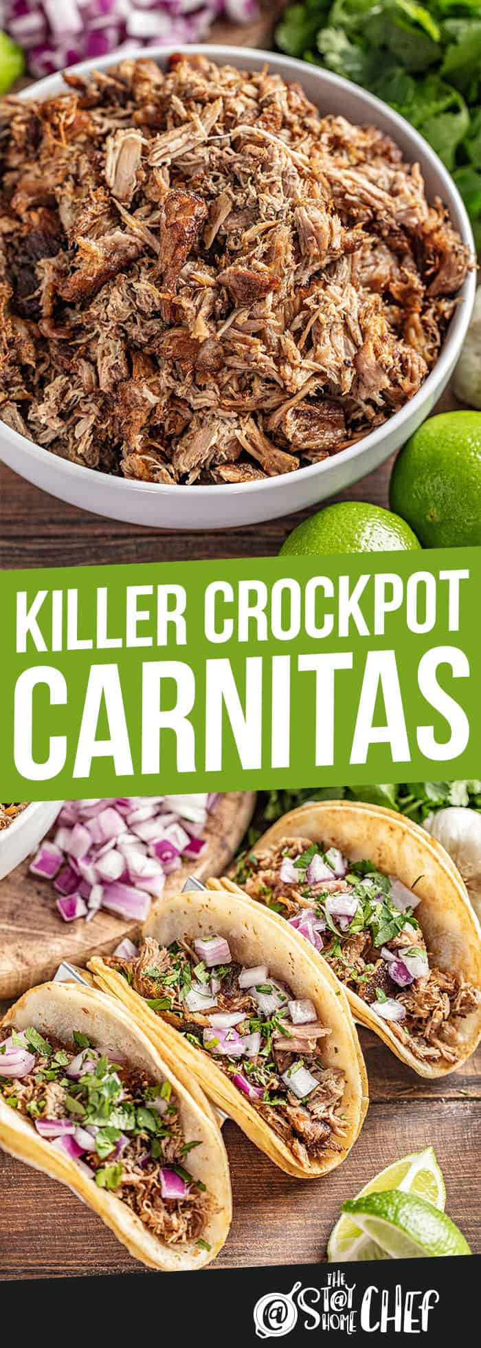 Killer Crockpot Carnitas (Slow Cooker)