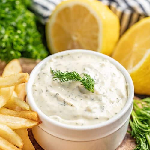 Gluten Free Fish and Chips  with Homemade Tartar Sauce