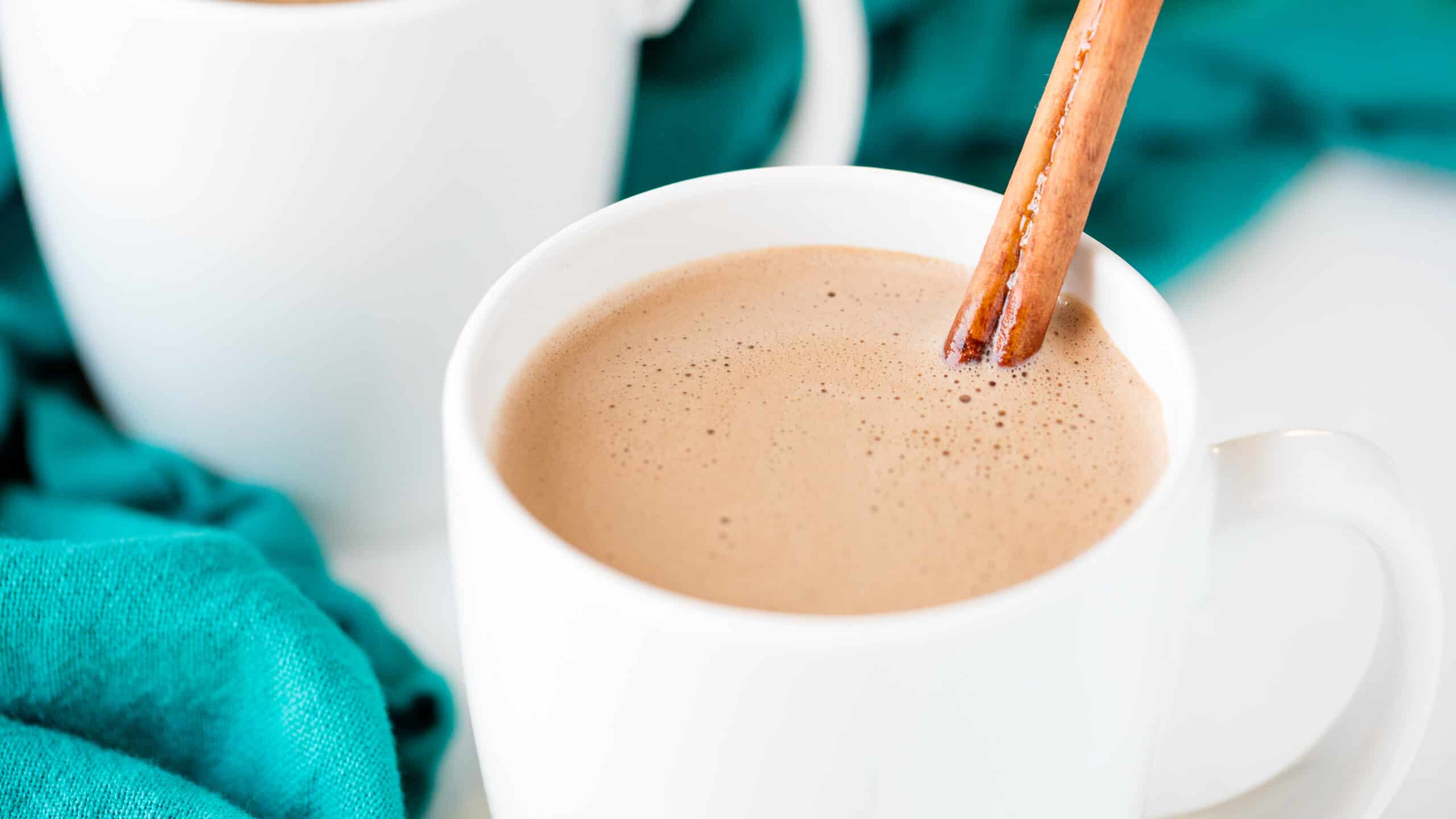 Caramelized Cinnamon Hot Chocolate - The Stay At Home Chef 