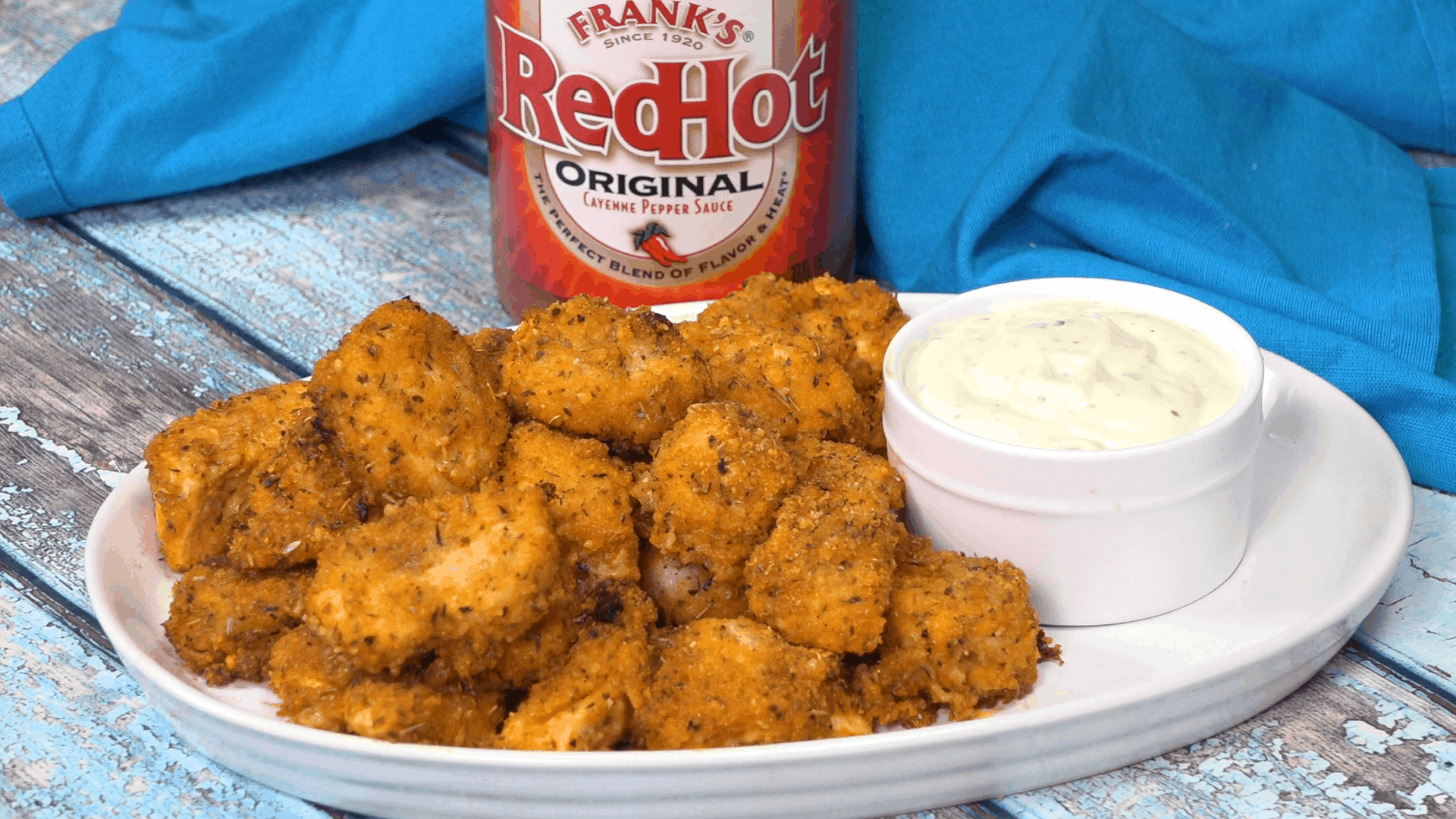 Baked Buffalo Chicken Nuggets