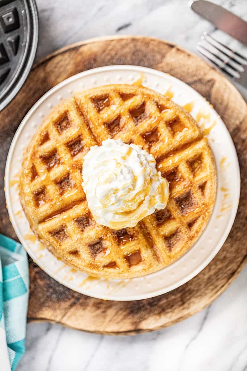 Caramel Churro Waffles com - 3