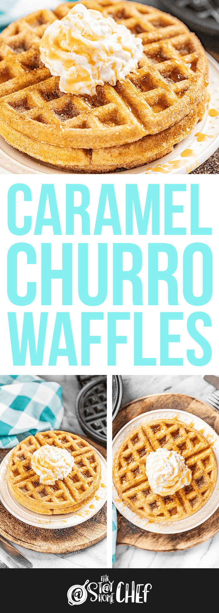 Caramel Churro Waffles