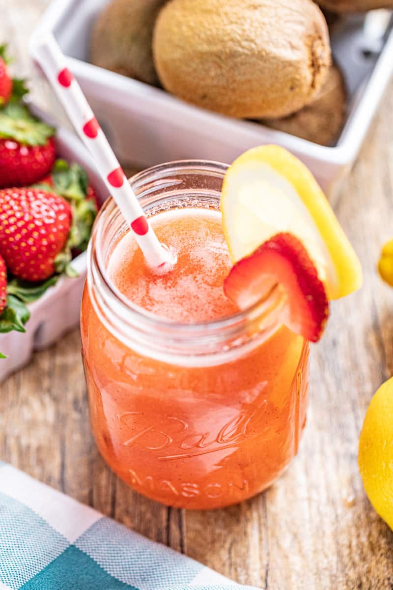 StrawberryKiwi Lemonade The Stay At Home Chef