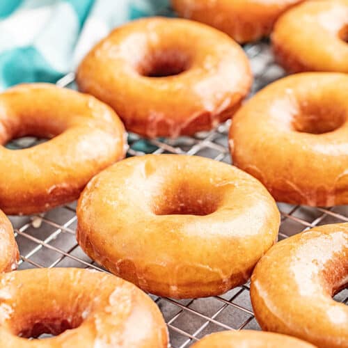 Homemade Glazed Donuts - Thestayathomechef.com