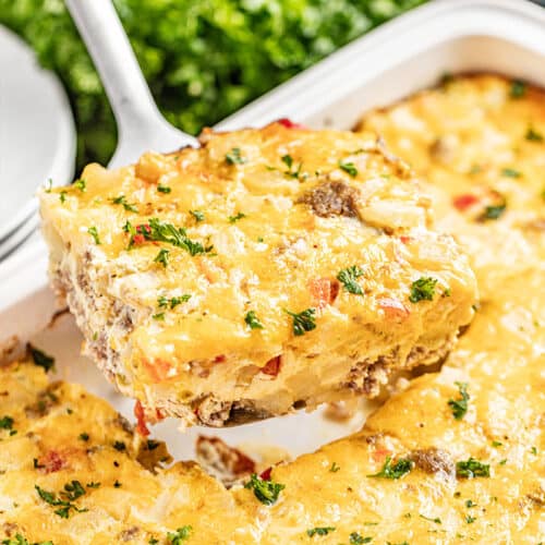 Loaded Hash Brown Breakfast Casserole Thestayathomechef