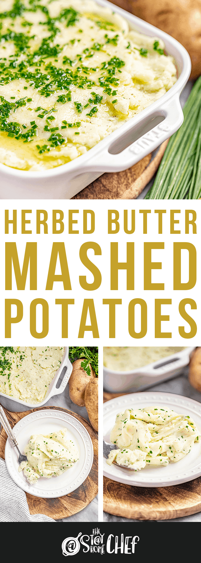 Herbed Butter Mashed Potatoes - 1