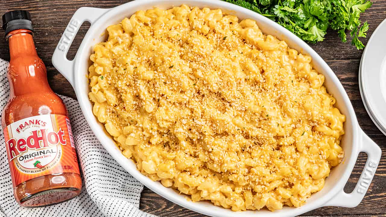 Macaroni and Cheese - extra cheesy with a surprise ingredient- a