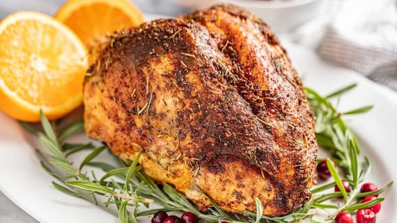 oven roasted turkey breast.