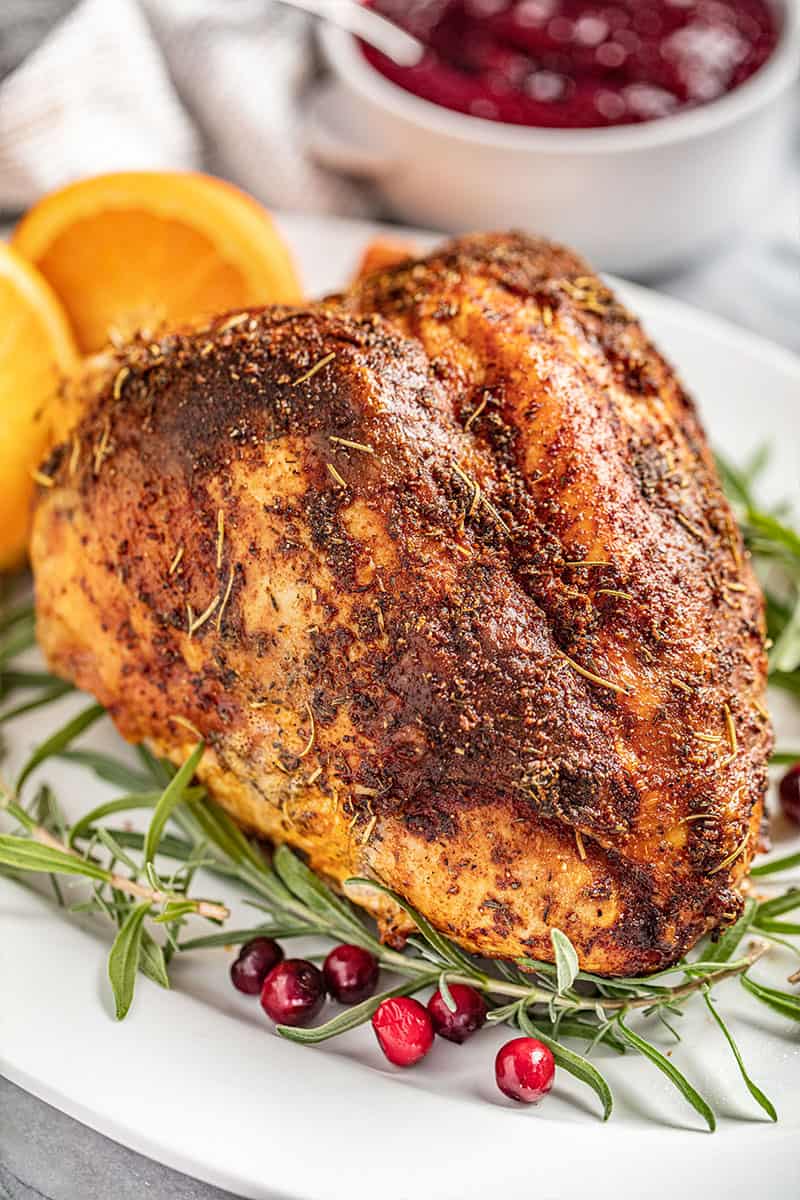 Simple Oven Roasted Turkey Breast - The Stay At Home Chef