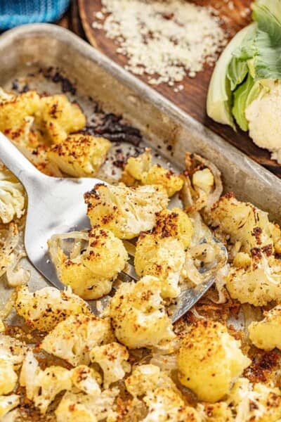 Parmesan Roasted Cauliflower - The Stay At Home Chef