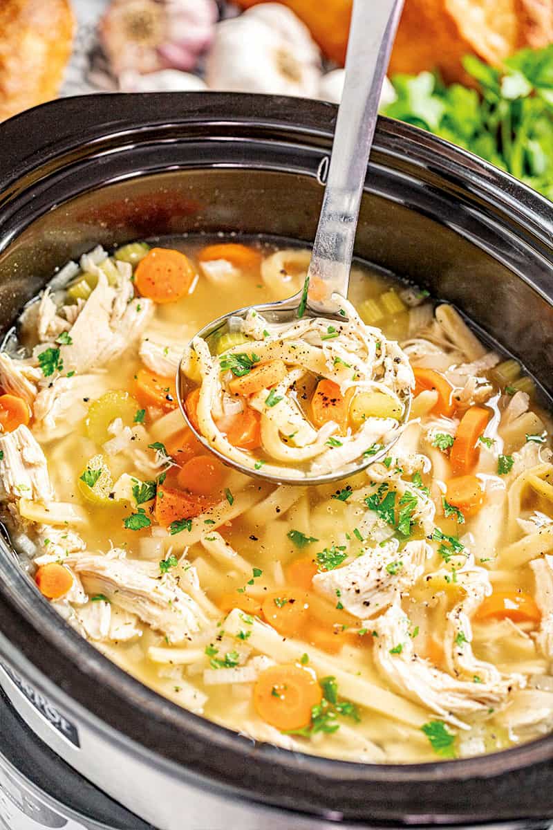 Slow Cooker Chicken Noodle Soup - 69