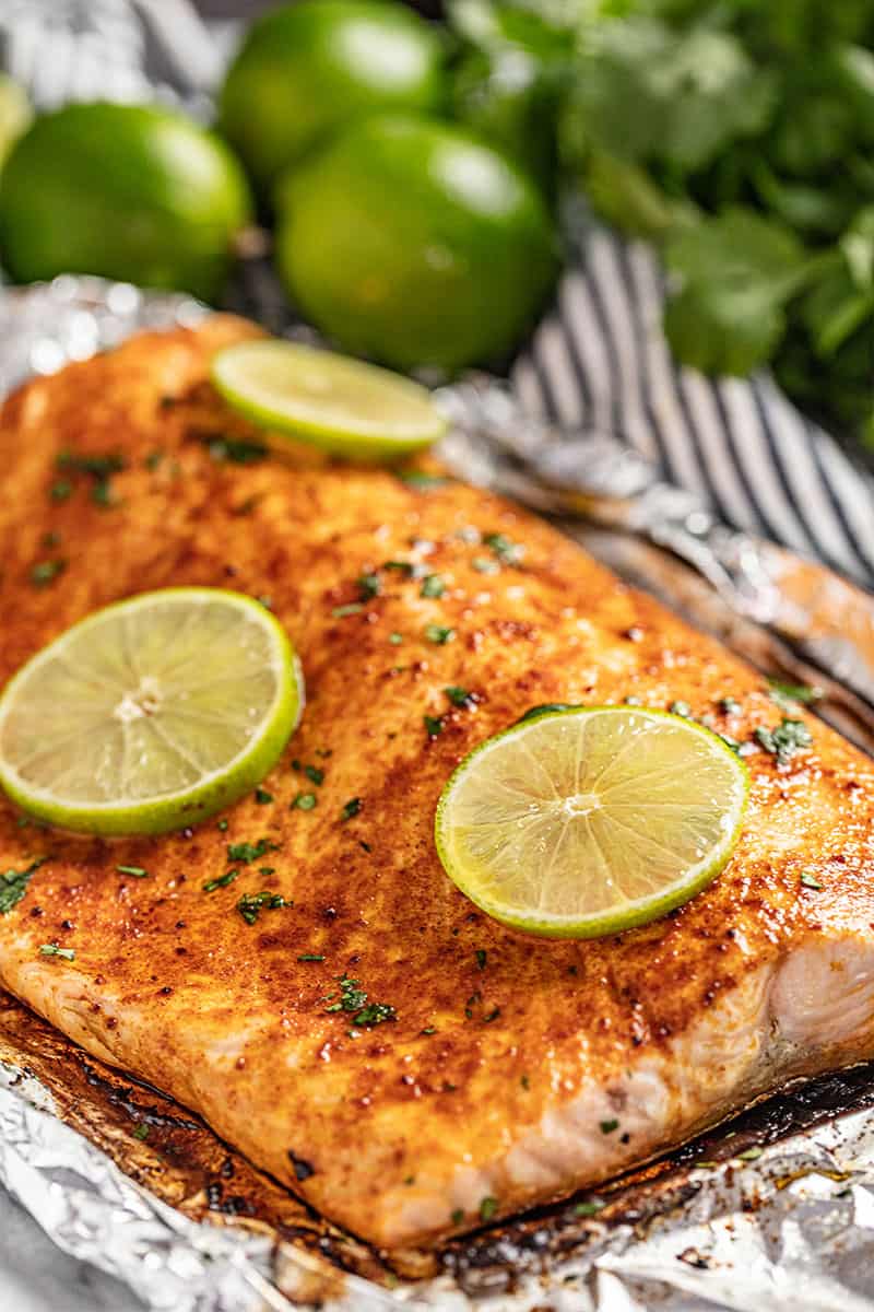 Baked Chili Lime Salmon