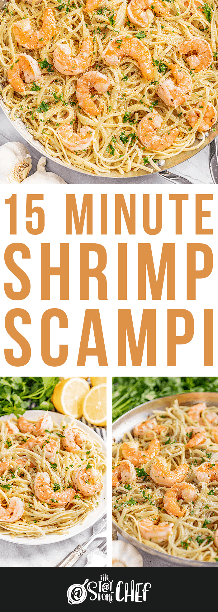 15 Minute Shrimp Scampi Pasta