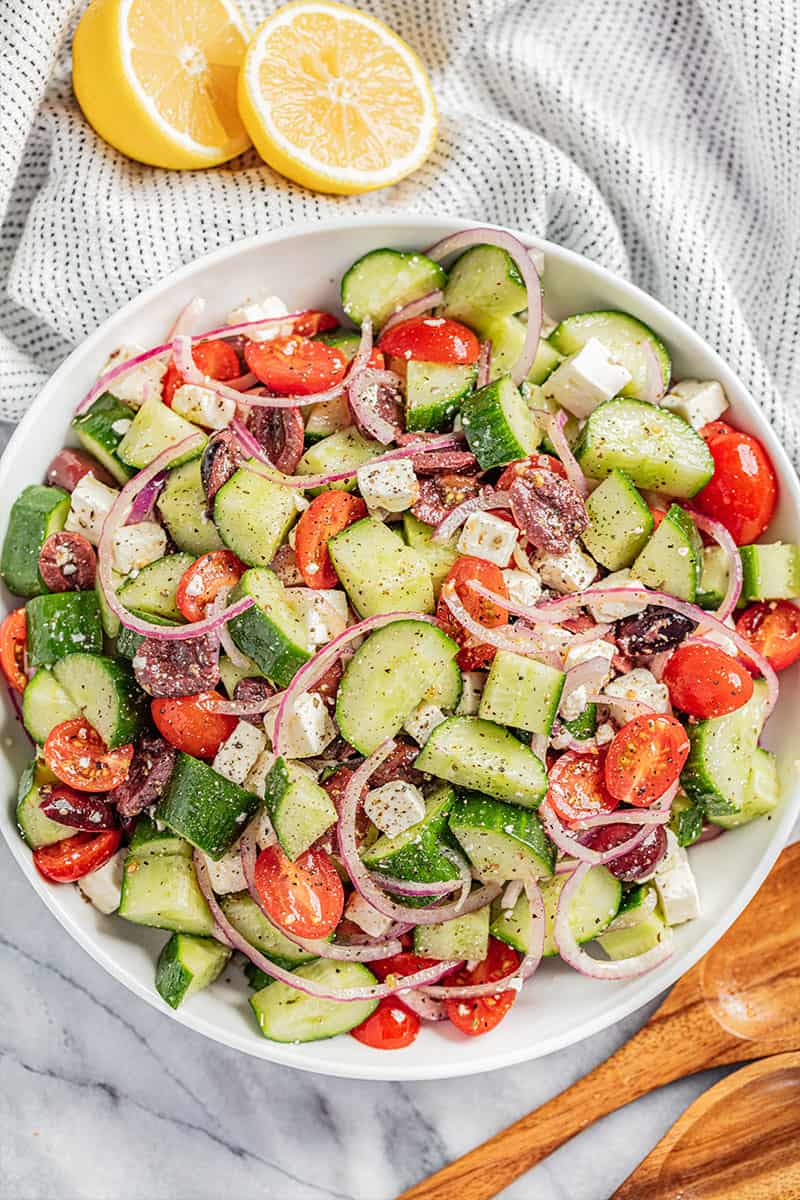 Simple Greek Salad com - 30