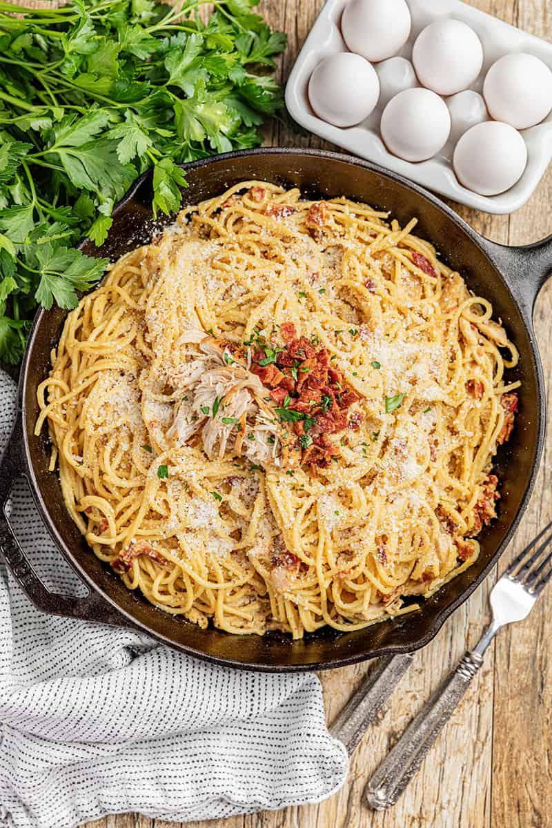 Chicken Carbonara - The Stay At Home Chef