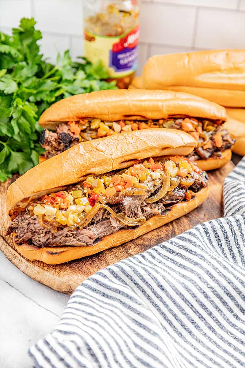 Italian Beef Sandwiches (Slow Cooker, Stovetop, or Instant Pot) The