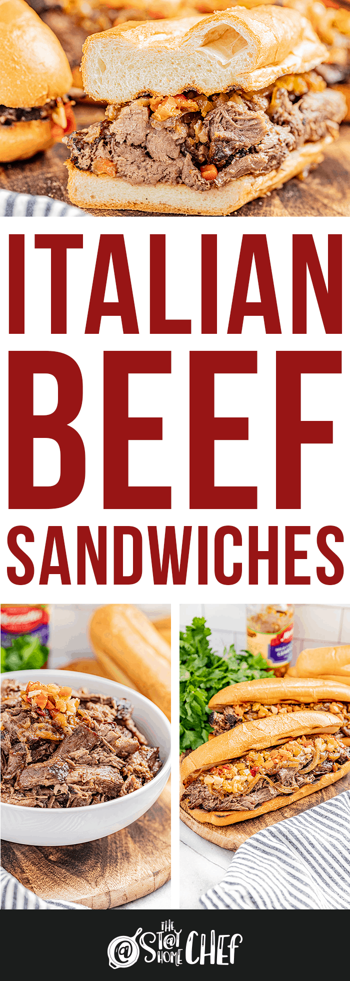 Italian Beef Sandwiches (Slow Cooker, Stovetop, or Instant Pot)