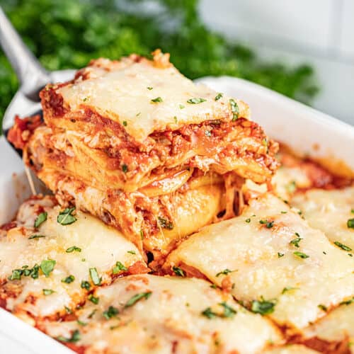 Easy Ravioli Lasagna - thestayathomechef.com