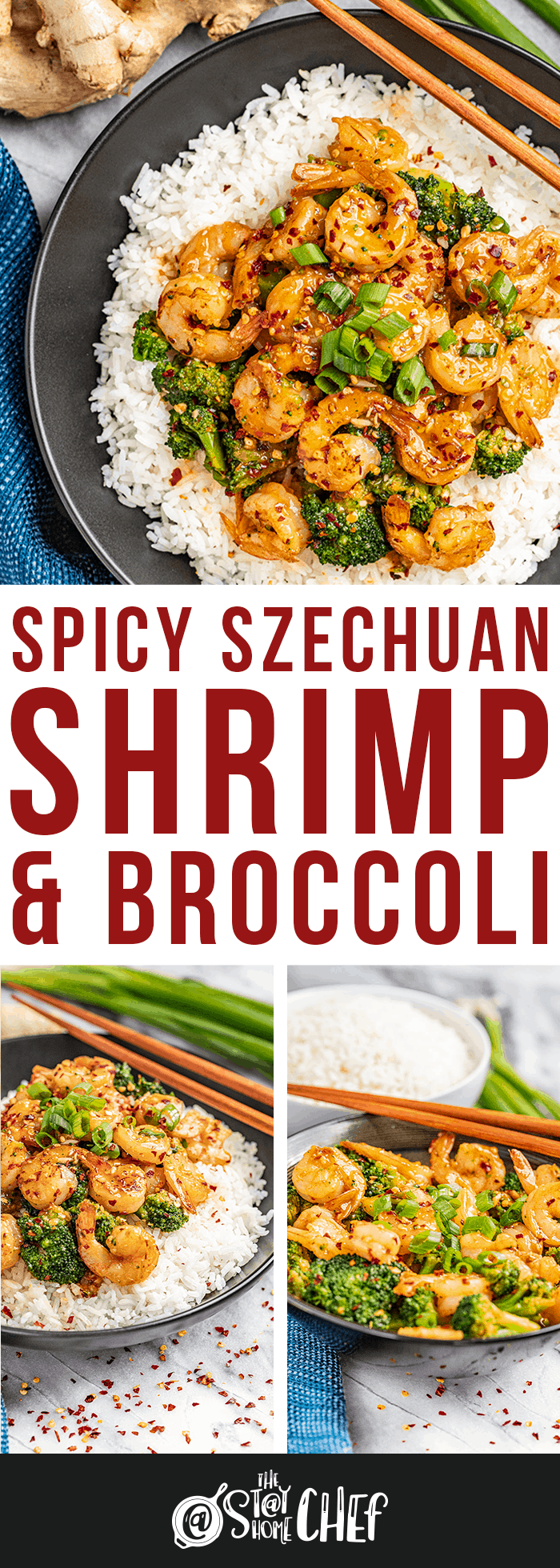 Spicy Szechuan Shrimp and Broccoli