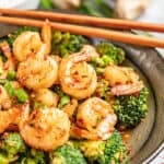 Spicy Szechuan Shrimp and Broccoli - 76