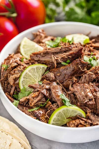 easy slow cooker chili-lime mexican shredded beef