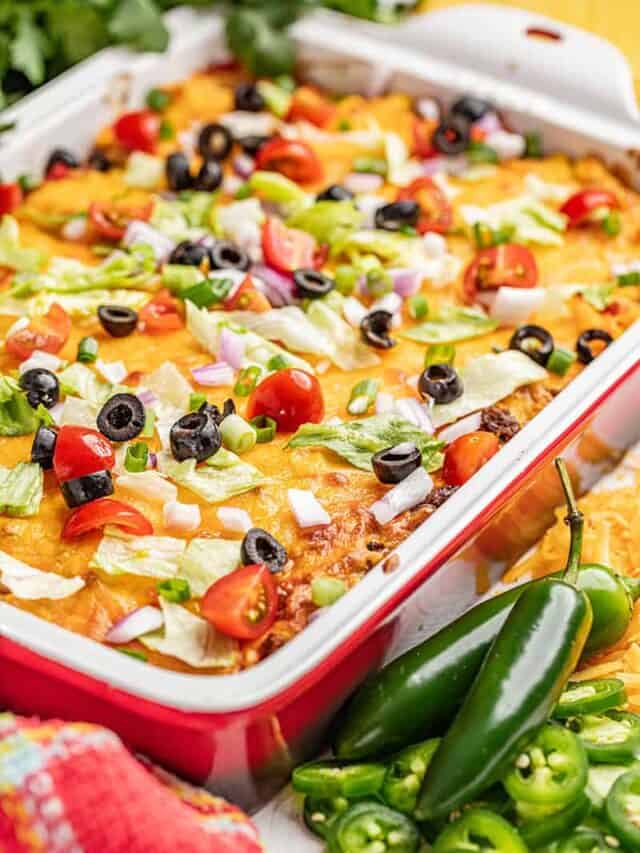 Tasty Taco Casserole - The Stay At Home Chef