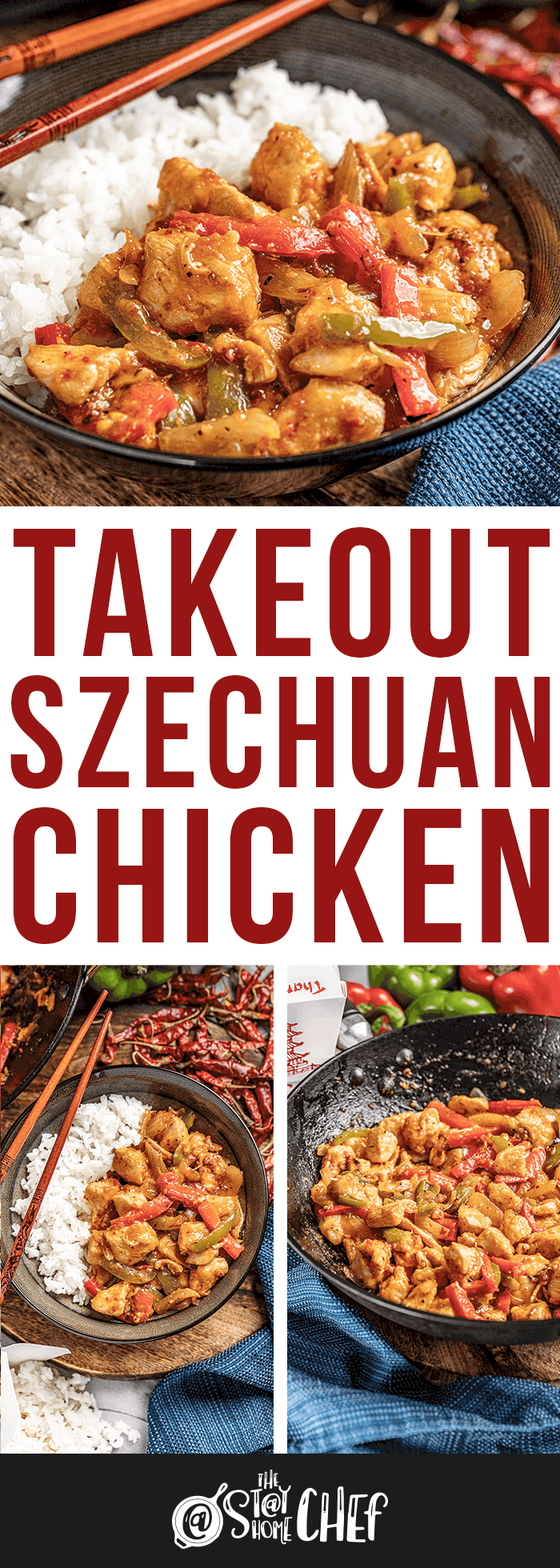 Takeout Style Szechuan Chicken