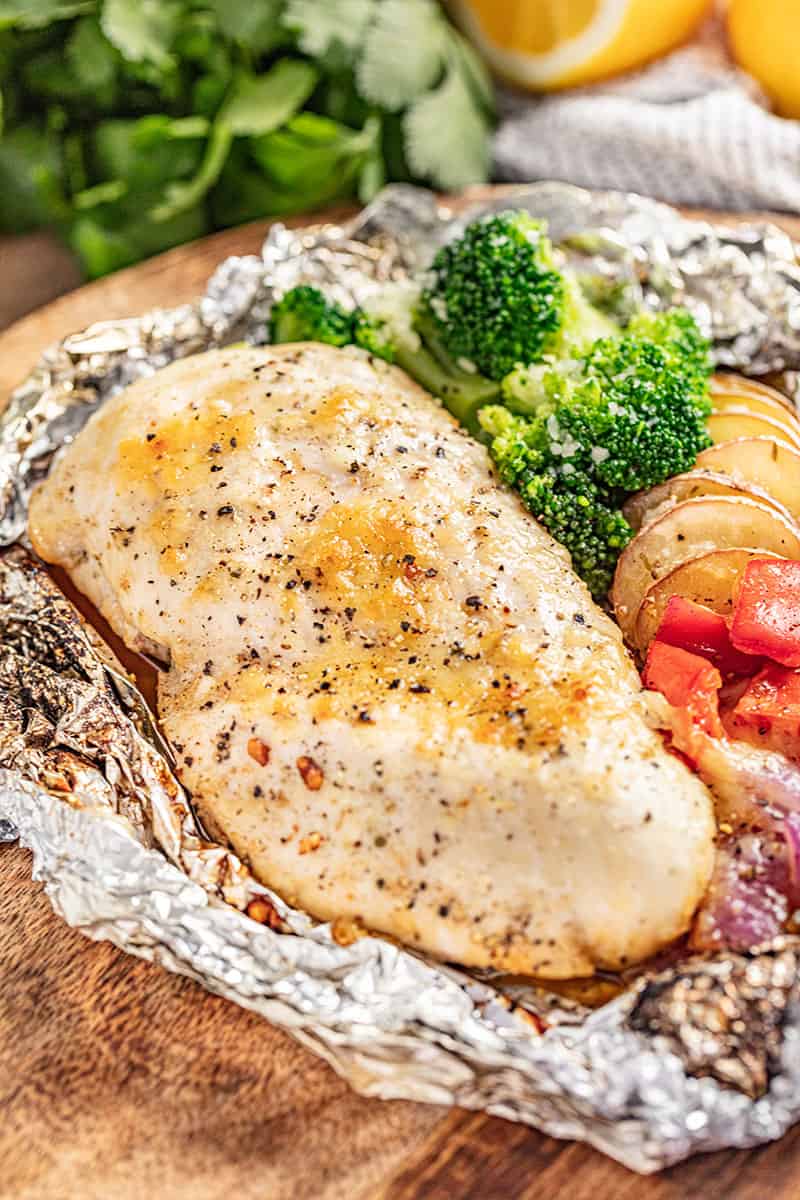 Foil packet chicken and potato outlet recipes