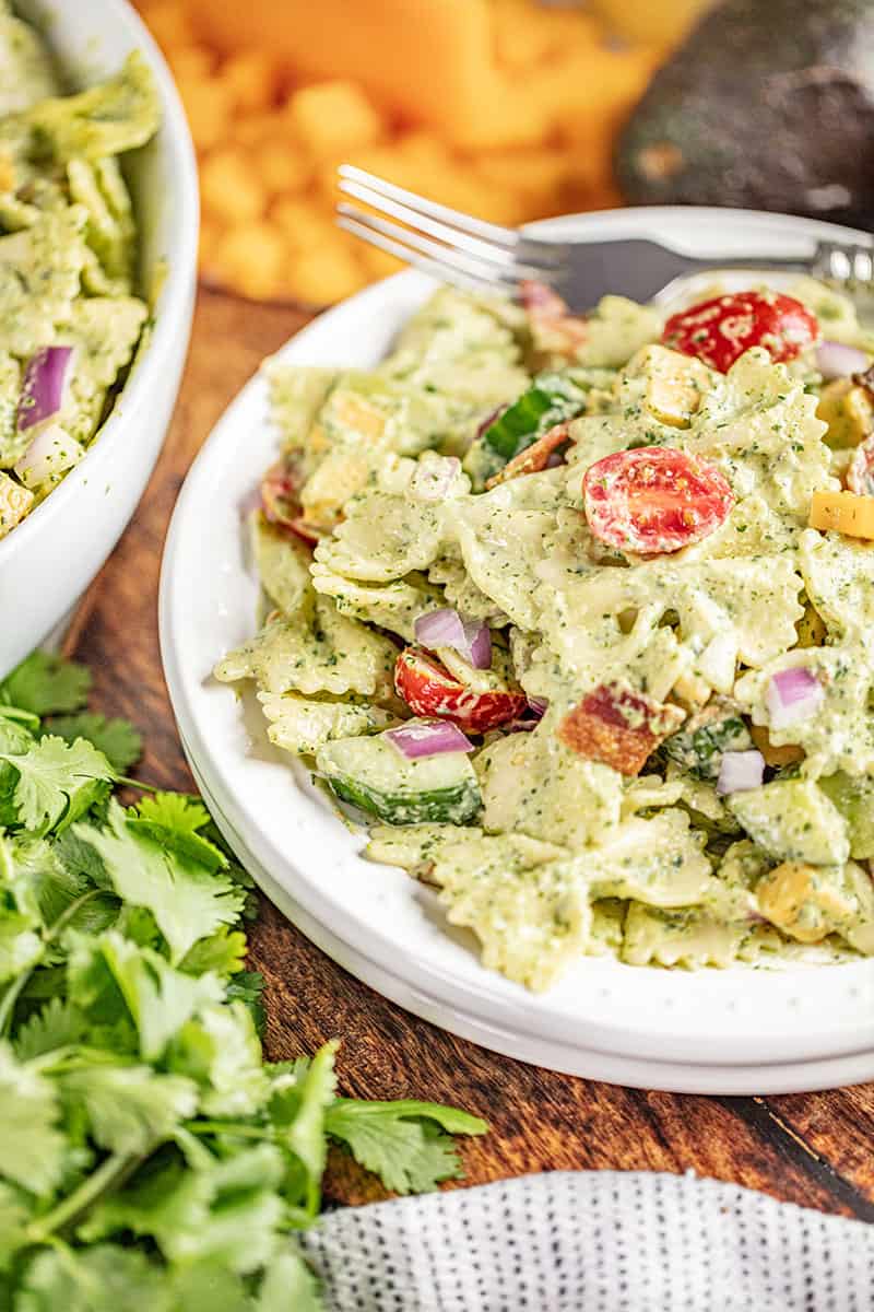 Cilantro Ranch Pasta Salad 