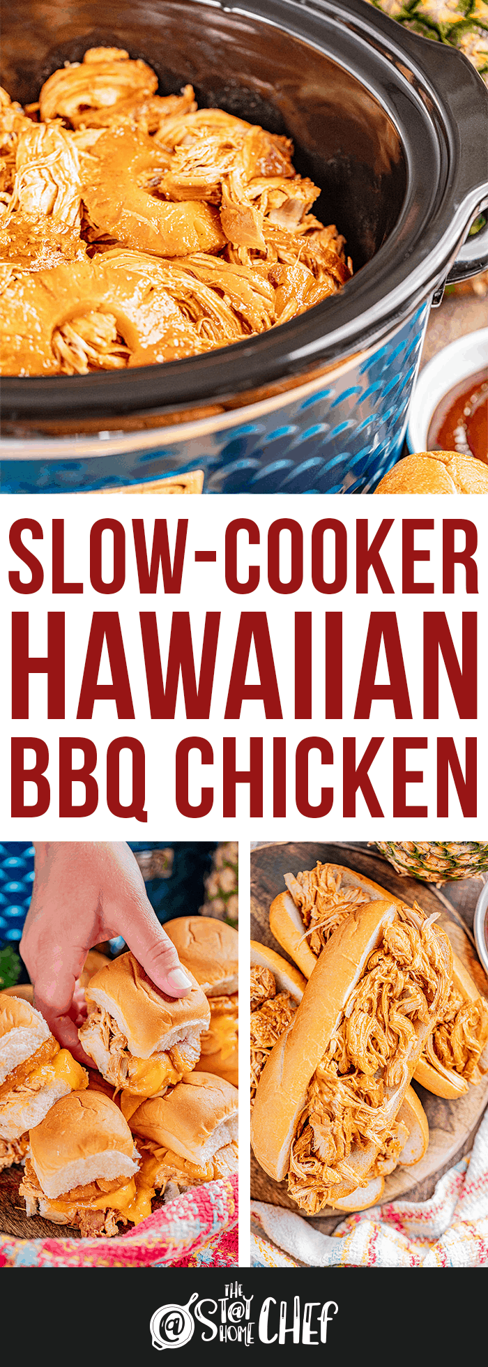Slow Cooker Hawaiian Barbecue Chicken