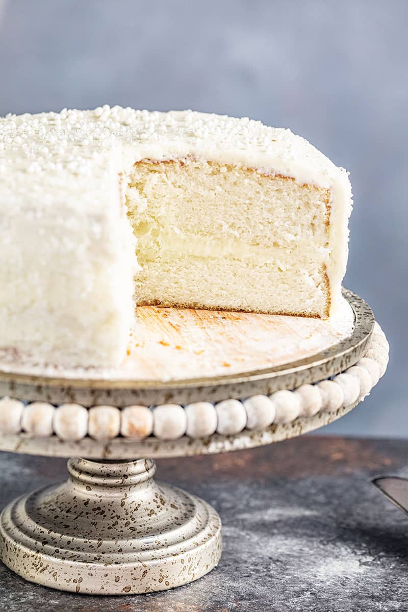 The Most Amazing White Cake