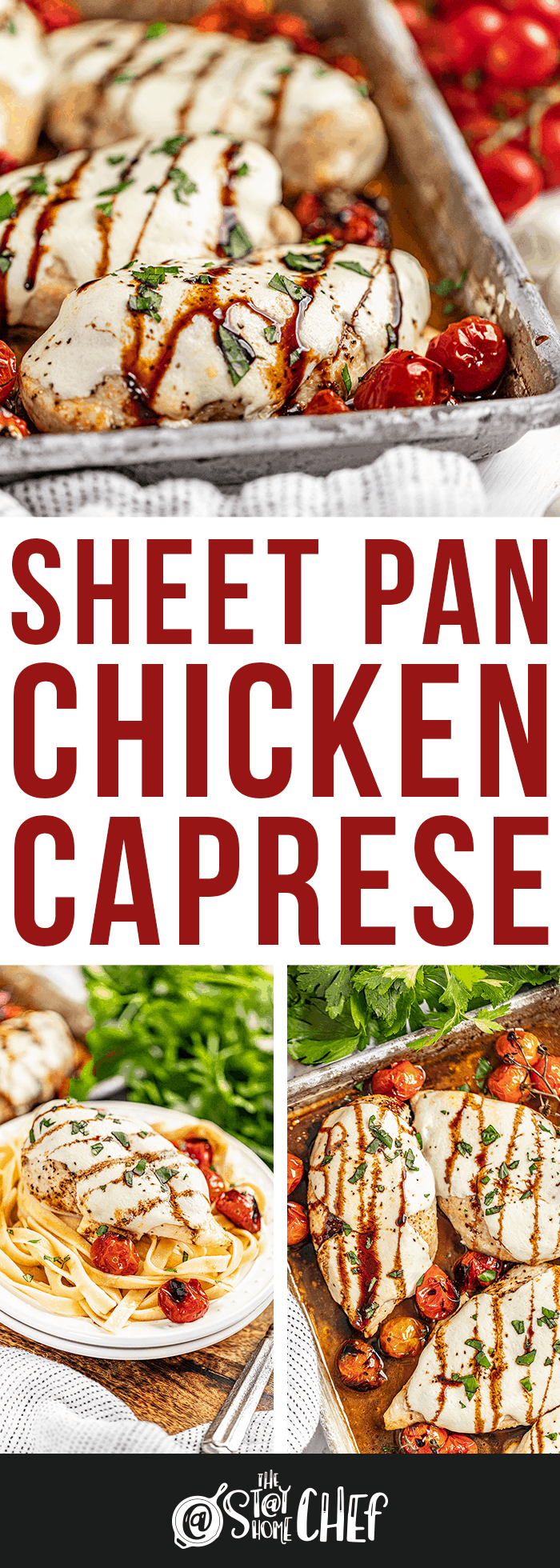 Sheet Pan Chicken Caprese