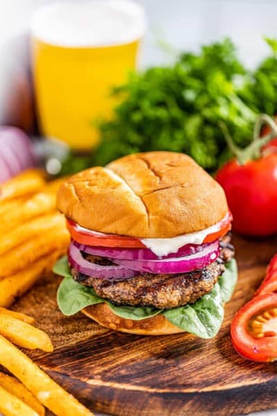 Juicy Grilled Turkey Burger Recipe