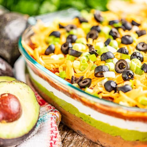 Ultimate 7 Layer Dip - Thestayathomechef.com