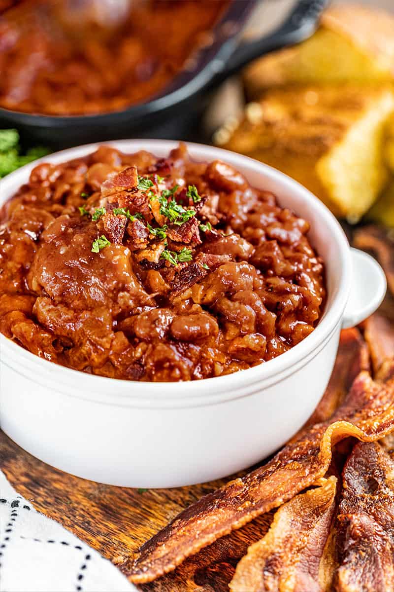 Slow Cooker Pork and Beans - Slow Cooker Gourmet