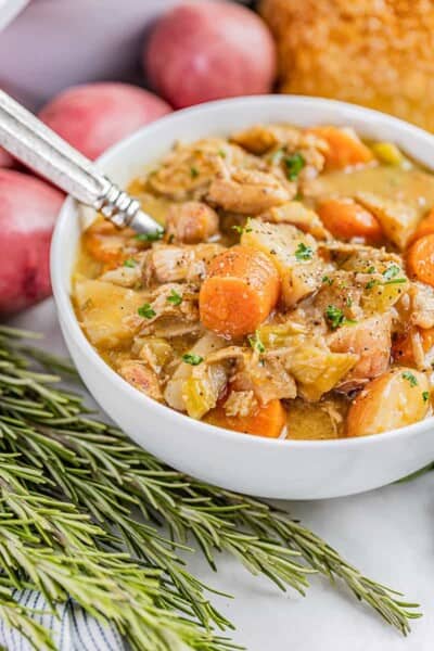 Old Fashioned Chicken Stew - The Stay At Home Chef