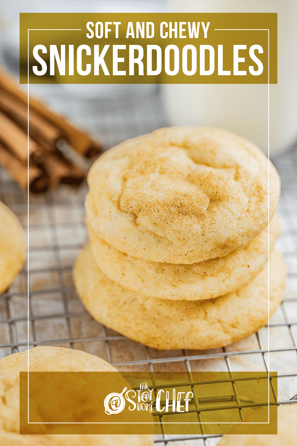 Soft and Chewy Snickerdoodles