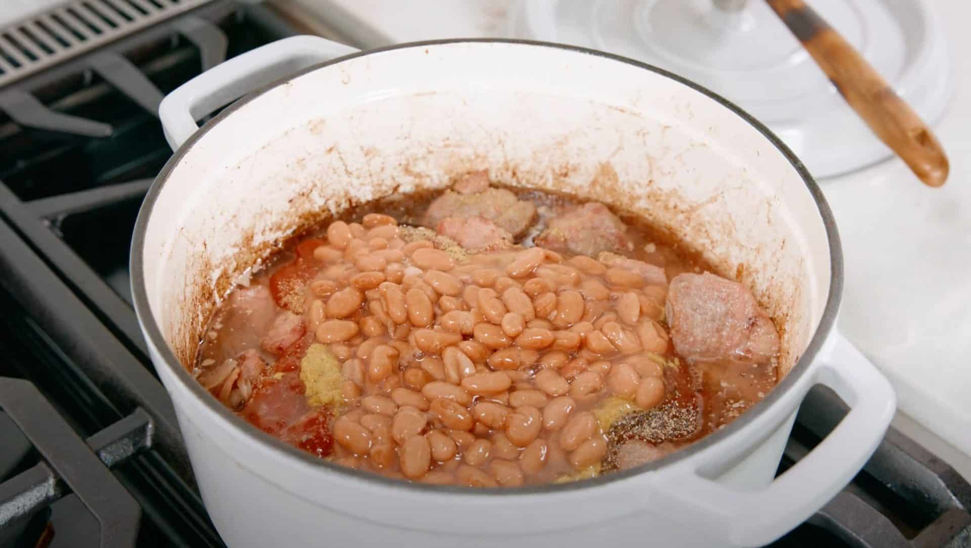Pork and Beans - Step 3 beans