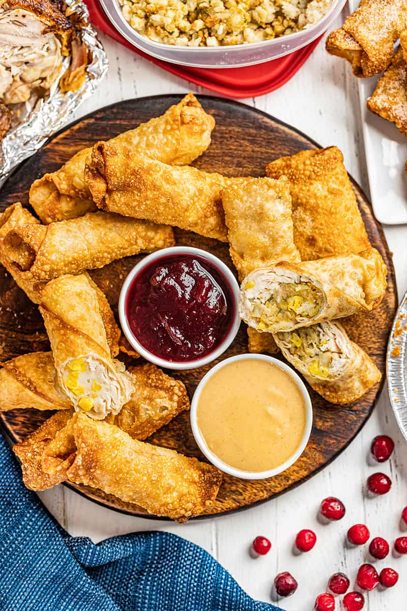 Thanksgiving Leftover Egg Rolls com - 5