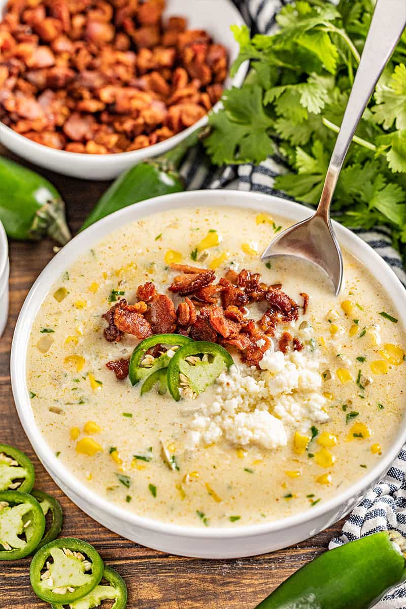 Mexican Street Corn Soup 