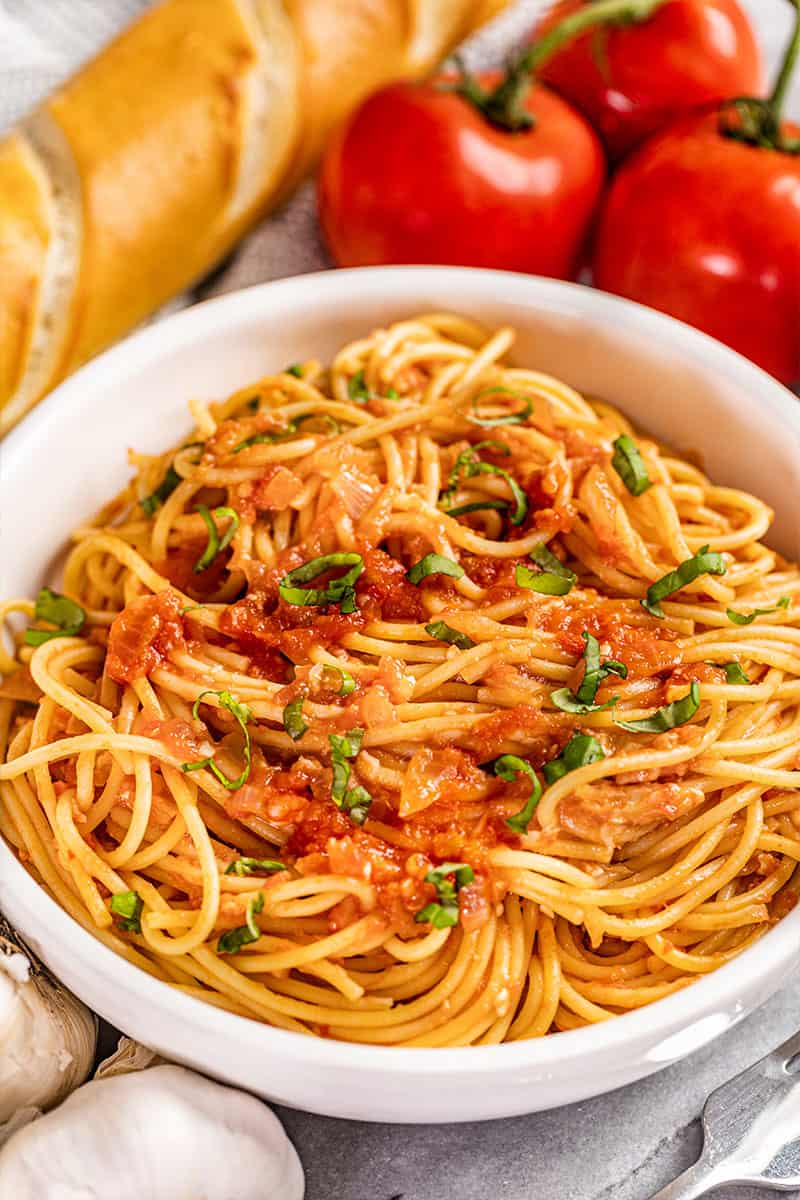 pasta pomodoro.