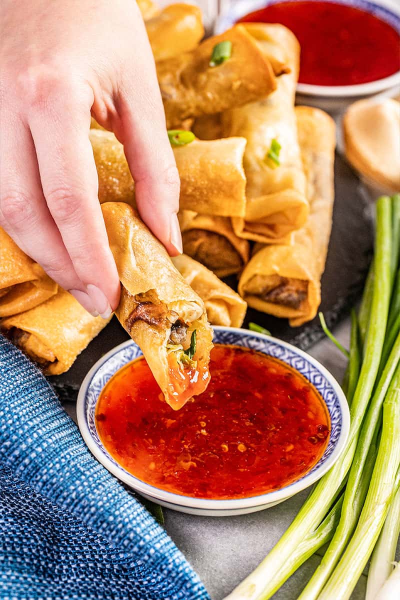 Spring Rolls Recipe, Whats Cooking America